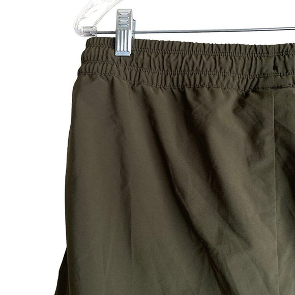 The North Face Womens Cargo Capri Pants Size L 34-36 Green Elastic Waist Stretch - Picture 13 of 13